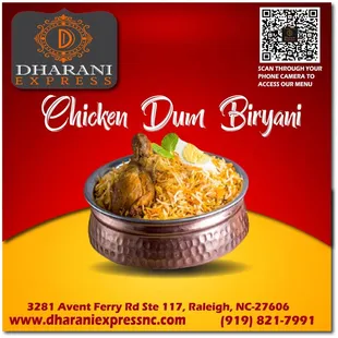 chicken dum biryai