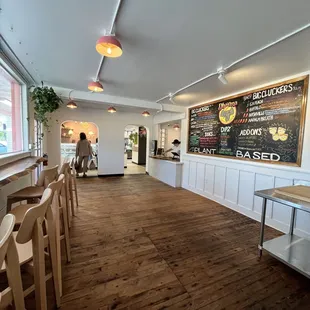 the interior of a restaurant