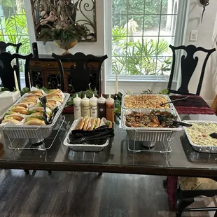 Catering spread