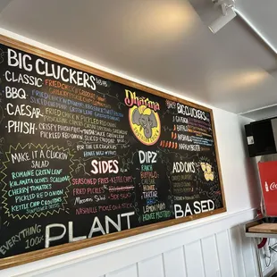 Menu board