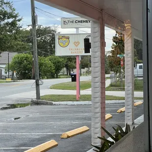 Outside