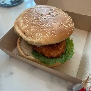 Ceasar Chikn Sandwich