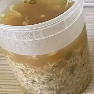 Specially made Egg Drop Soup