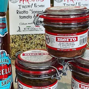 Variety of import Italian foods from our market