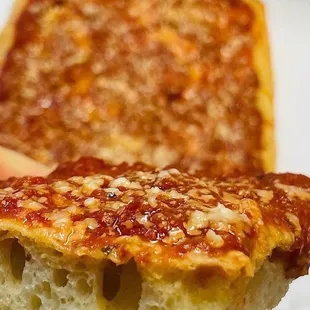 Homemade grandmom pizza pie