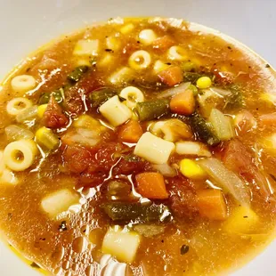 Minestrone soup