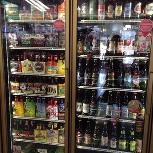 Huge selection of craft beers