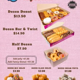 Welcome to Judy's donuts Menus Thanks for supporting us