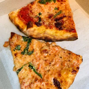 40 minutes later, $10 for two small slices