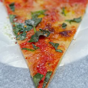Regular plain slice, $5 + tax + tip