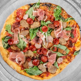 pizza, food