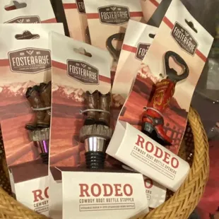 Hilarious western themed bottle openers and wine stoppers!