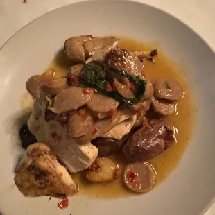 Chicken Scarpariello was fantastic!