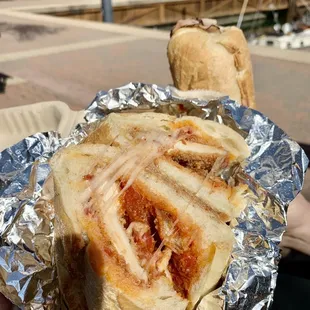Chicken Parmigiana Sandwich