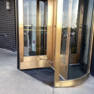 outside