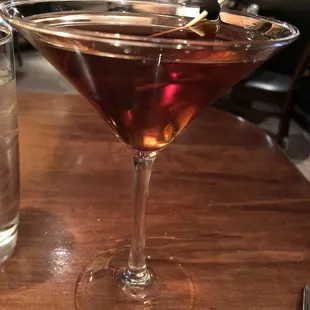 Signature Rye Manhattan extremely well composed