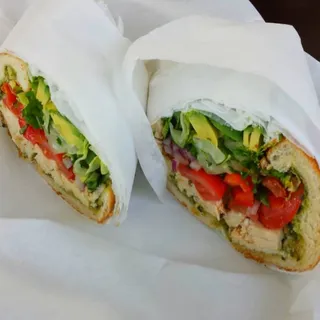 Chicken Pesto Sandwich Lunch
