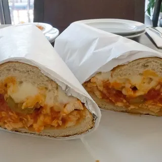 Spicy Pollo Siciliano Sandwich Lunch
