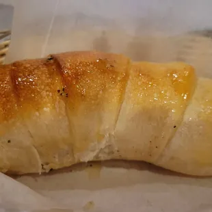 Fresh buttery bread roll