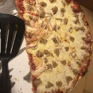 Extra cheese n sausage - really really good