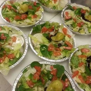 Small Garden Salads