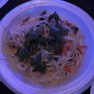 Mango salad with dried shrimps and dried squids...very tasty