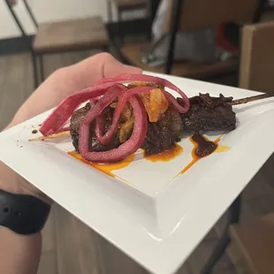 Beef skewer