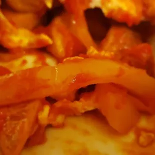 Sautéed onions and peppers