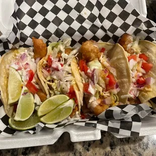 4 Fish Tacos for $11