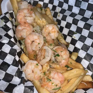 Shrimp Alfredo Fries