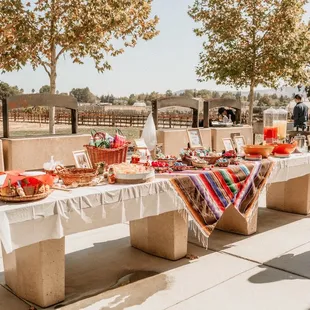 Not set up by their team but it matched our fiesta theme!