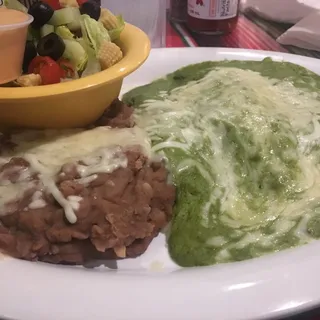 Prawn Enchilada del Mar & Swordfish Taco