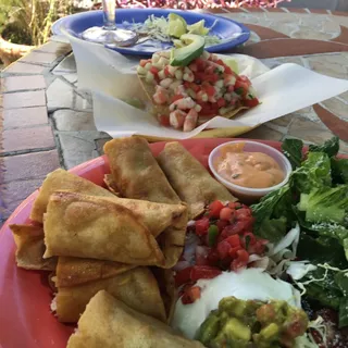 Taco Salad Prawn or Chile Verde