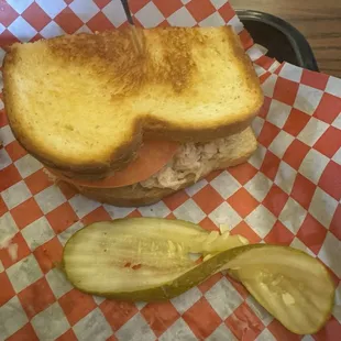 Half of the crab melt