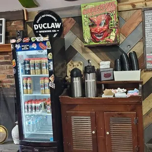 the inside of a restaurant