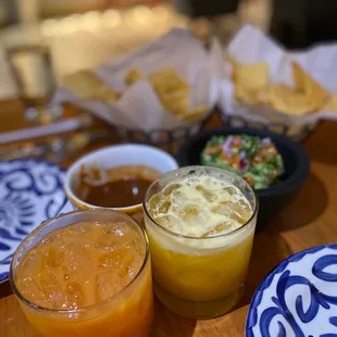 Margaritas and guacamole