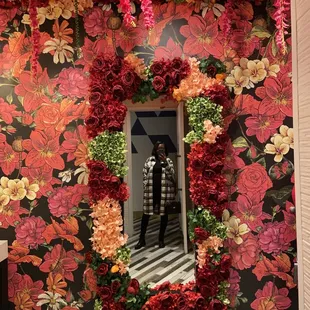 Bathroom is super cute for photo ops.