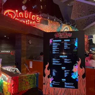 the inside of the restaurant