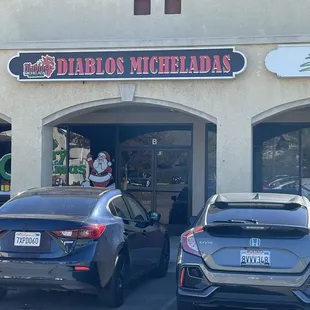 Exterior entrance and signage