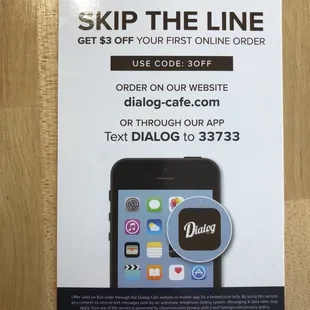 You can download the App and not have to wait anymore