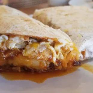 Brisket Breakfast Burrito