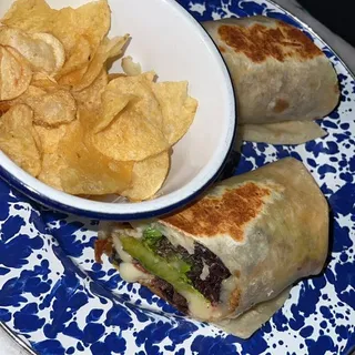 Chicken Pesto Salad Wrap