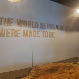 the world needs who we were made to be