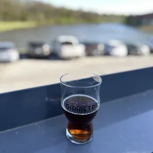 Pond next to brewery