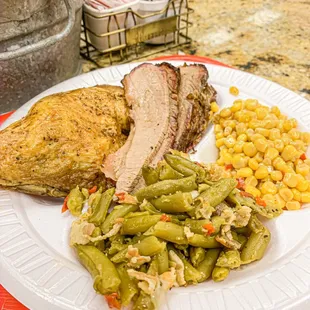 Two meat plate!