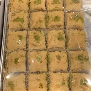 Yummy baklava.