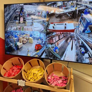 Live camera of factory.