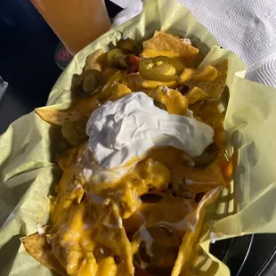 Chicken nachos