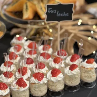 Tres leche cup desert