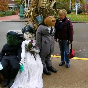 Some fun Halloween decorations on Main Street